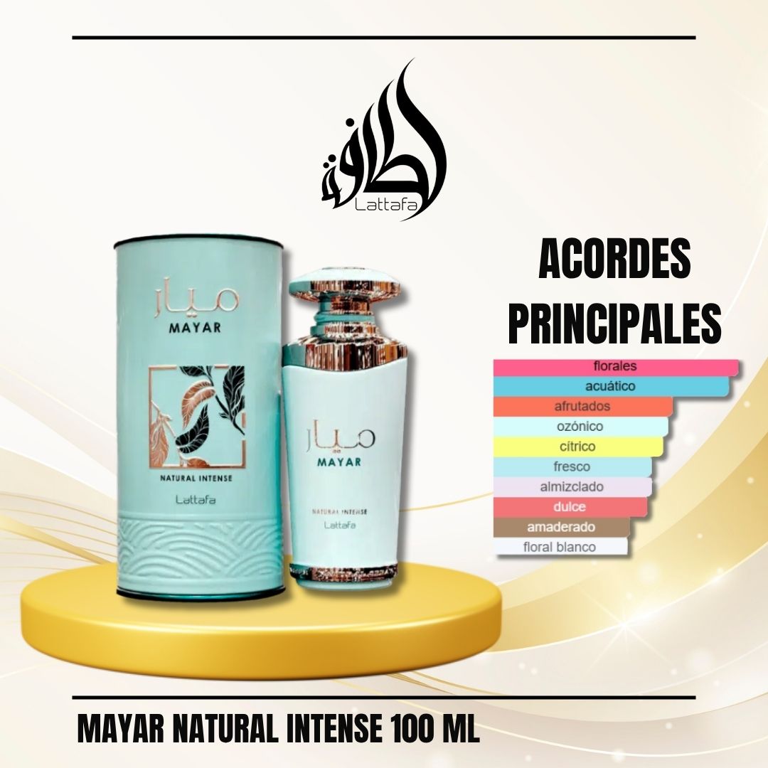 MAYAR NATURAL INTENSE 100ML + PERFUMERO